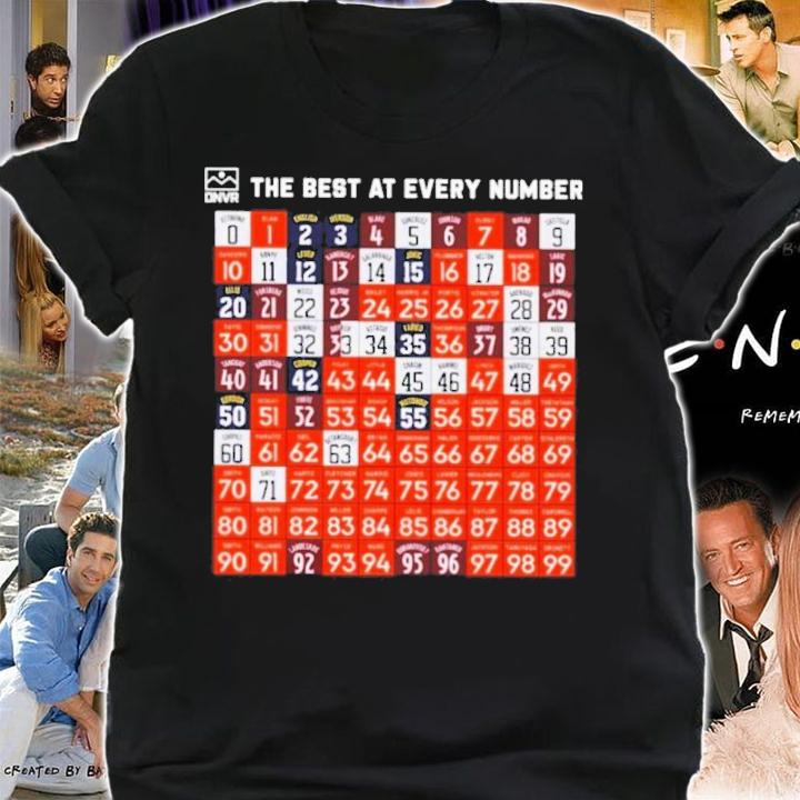 The Best At Every Number Dnvr Sports Shirt t-shirt shirt