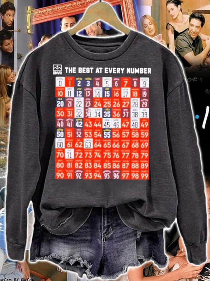 The Best At Every Number Dnvr Sports Shirt t-shirt sweatshirt