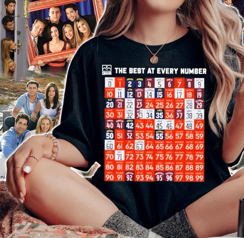 The Best At Every Number Dnvr Sports Shirt t-shirt woman shirt