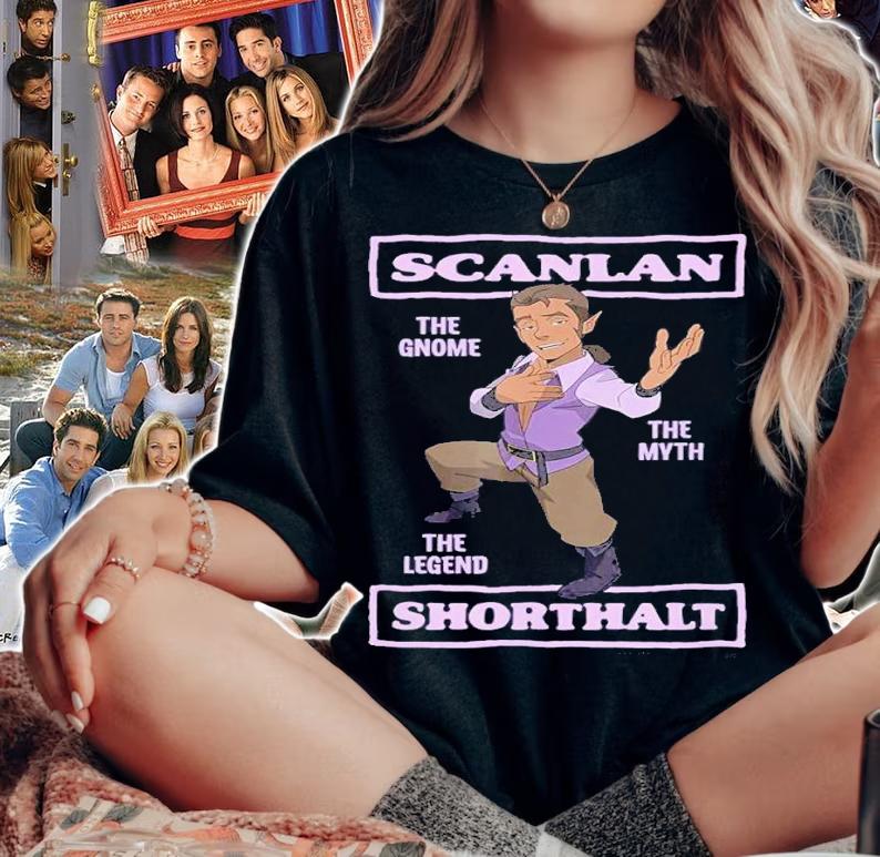 The Legend of Vox Machina Scanlan Shorthalt shirt t-shirt woman shirt