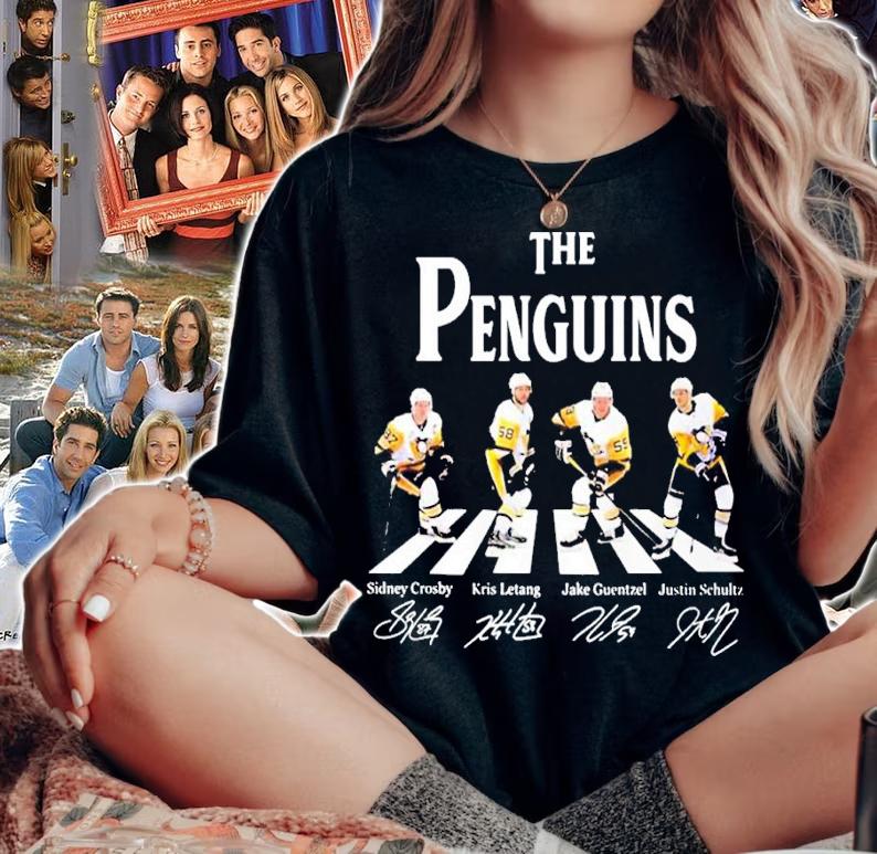 The Penguins Abbey Road Sidney Crosby Kris Letang Jake Guentzel shirt t-shirt