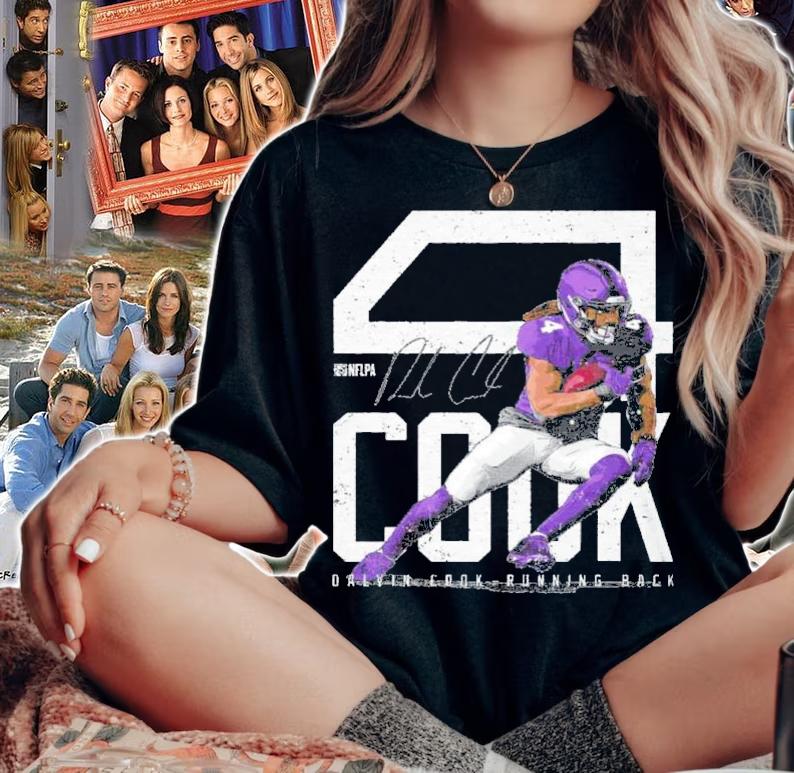 Dalvin Cook Minnesota Bold Number Signature Shirt t-shirt woman shirt