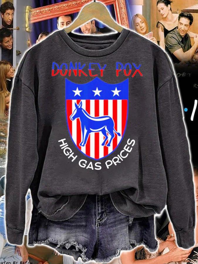 Donkey Pox High Gas Prices Anti Biden T-Shirt t-shirt