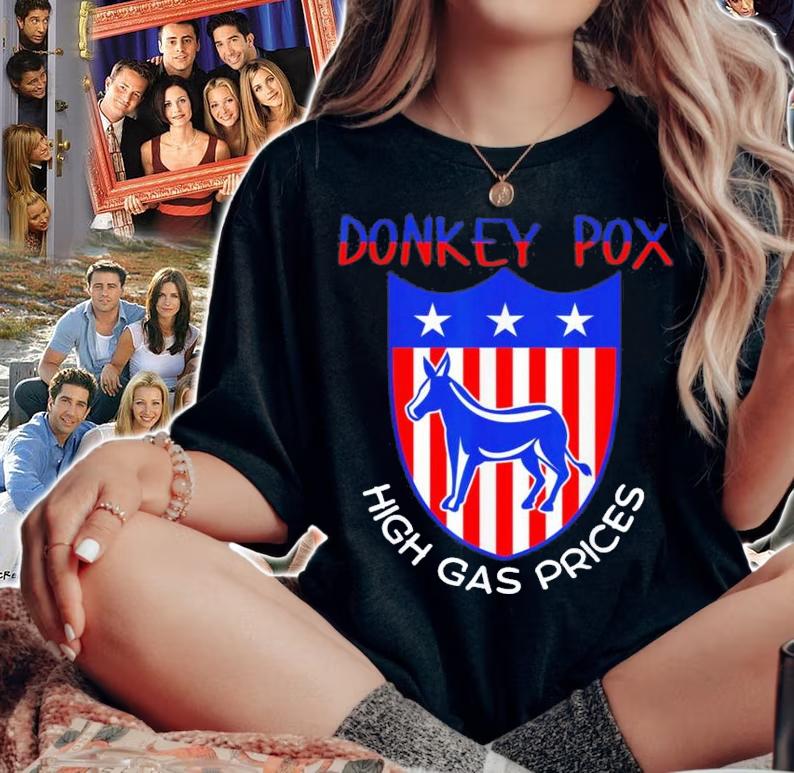 Donkey Pox High Gas Prices Anti Biden T-Shirt t-shirt