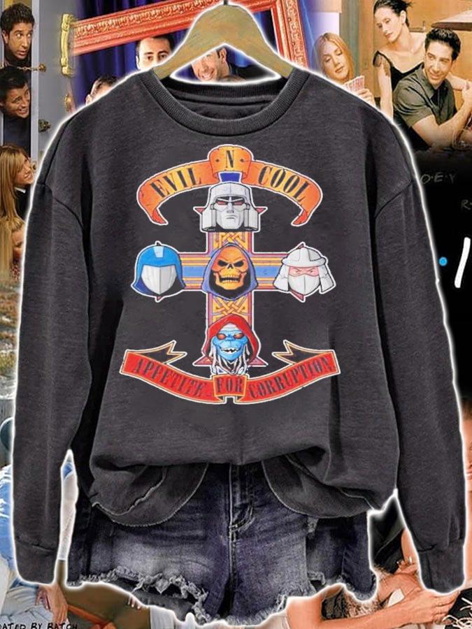 Evil N Cool Appetite For Corruption Guns N Roses Logo Shirt t-shirt