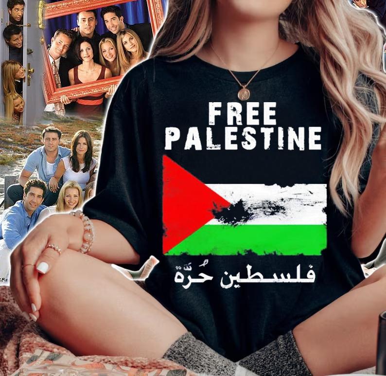 Free Palestine Graphic Shirt t-shirt woman shirt