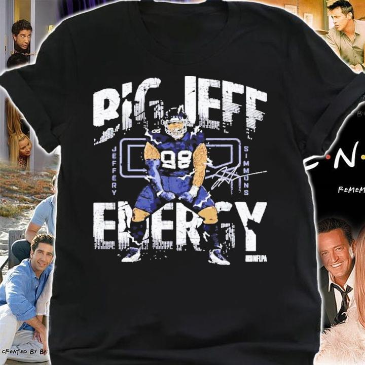 Jeffery Simmons Big Jeff Energy Football Signatures Shirt t-shirt