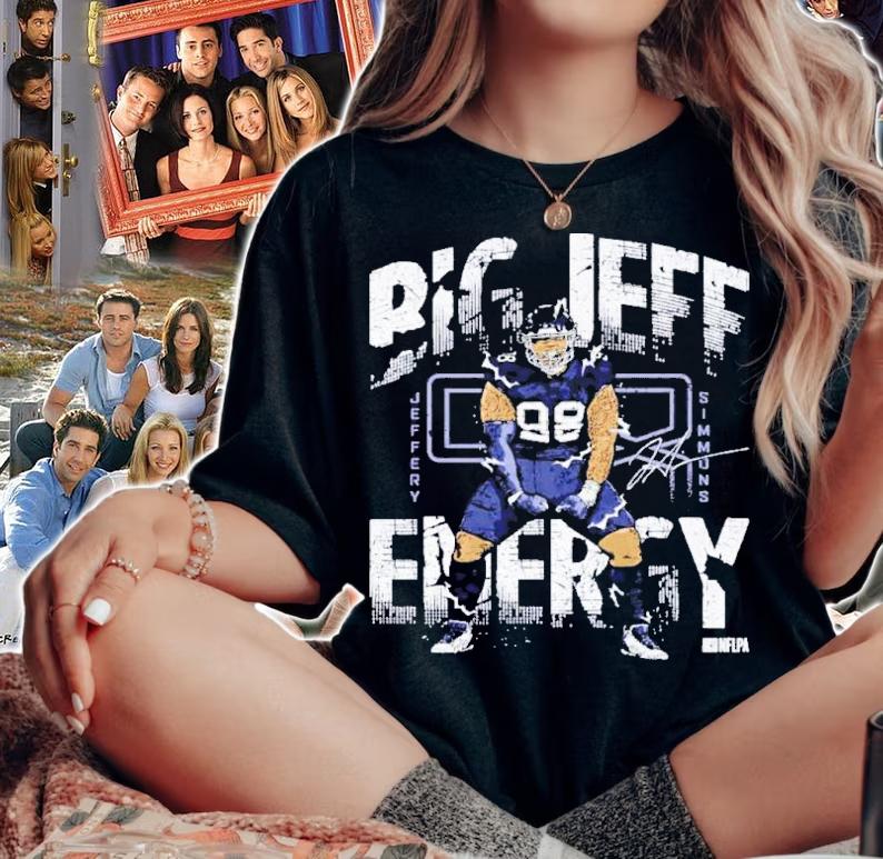 Jeffery Simmons Big Jeff Energy Football Signatures Shirt t-shirt