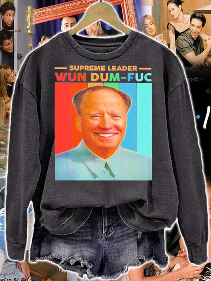 Joe Biden Mao Zedong Supreme Leader Wun Dum-Fuc Vintage Shirt t-shirt sweatshirt