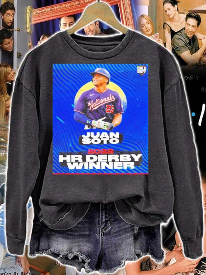 Juan Soto Baseball Home Run Derby Winner 2022 Shirt t-shirt sweatshirt