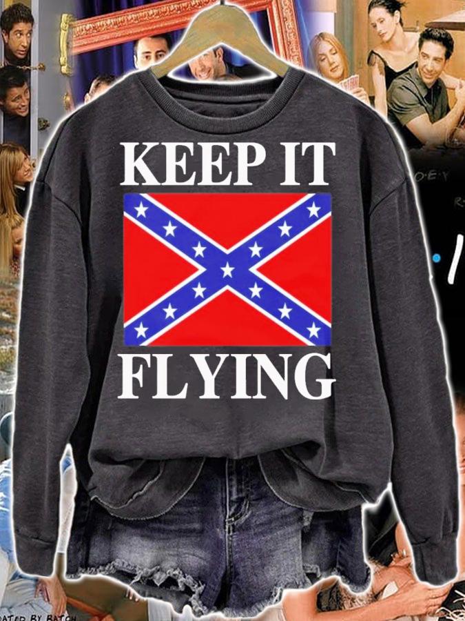 Keep It Flying Confederate Flag T-Shirt t-shirt sweatshirt