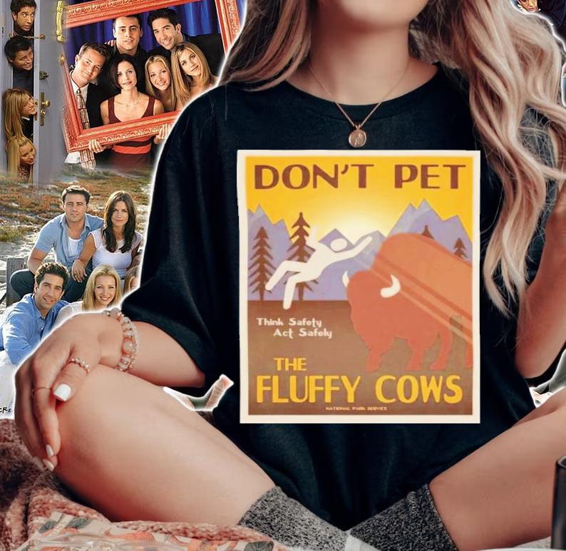 Lakota Man Don't Pet The Fluffy Cows Think Safety Act Safely Shirt t-shirt woman shirt