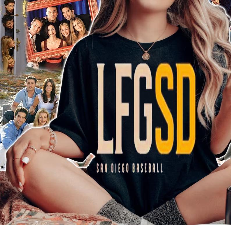 Lfgsd San Diego Baseball Rotowear Shirt t-shirt