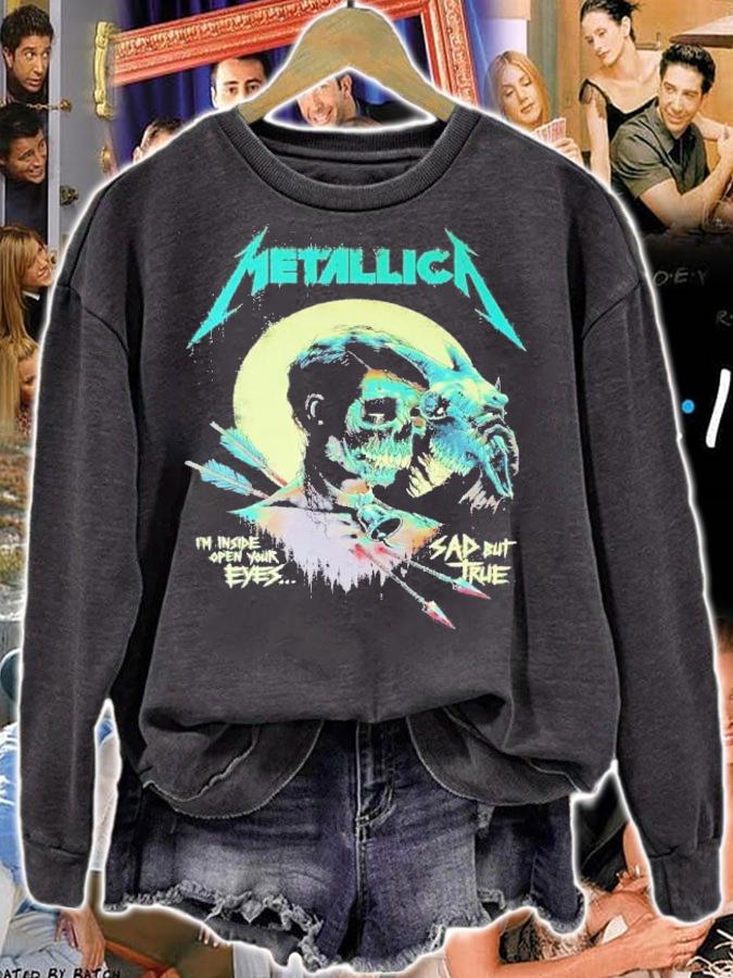 Metallica I Am Inside Open Your Eye Sad But True Shirt t-shirt sweatshirt
