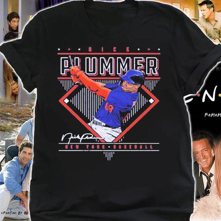 Nick Plummer New York M Diamond Baseball Signatures Shirt t-shirt