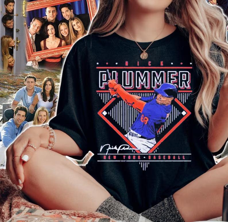 Nick Plummer New York M Diamond Baseball Signatures Shirt t-shirt