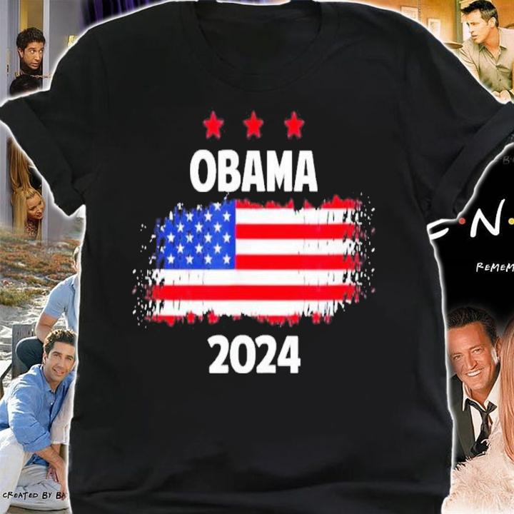 Obama For President 2024 American Flag Shirt t-shirt