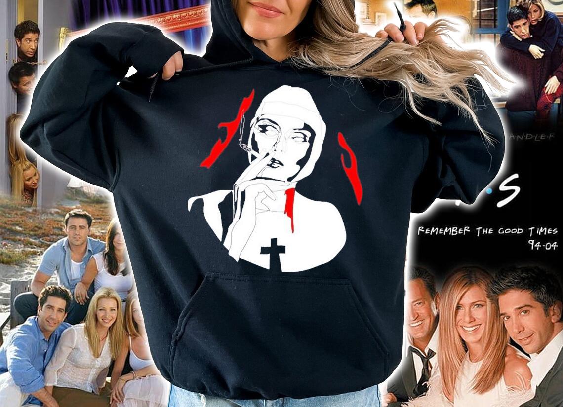 Smoking Nun Break The Habit Halloween Shirt t-shirt hoodie