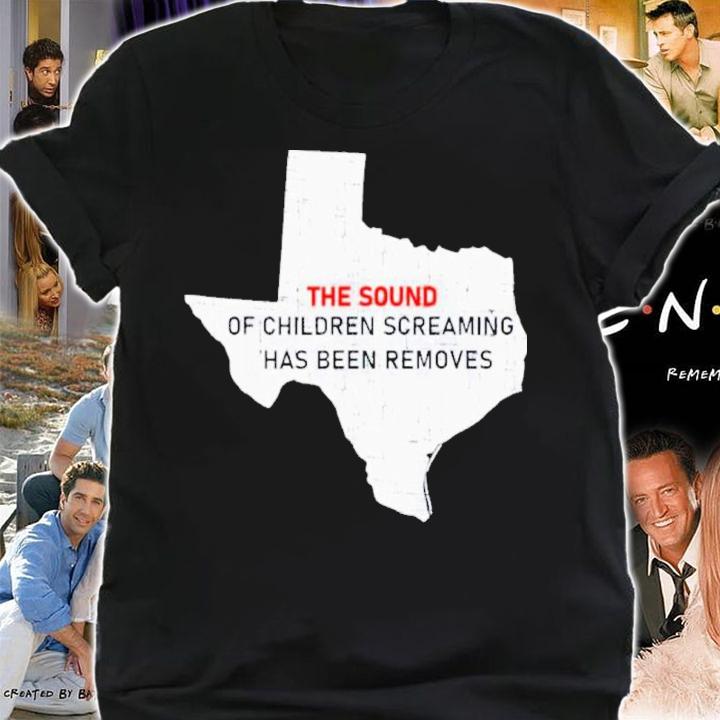 Texas The Sound Of Children Screaming Has Been Removed US Flag Shirt t-shirt shirt