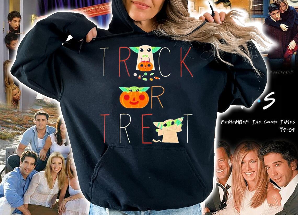 The Mandalorian Grogu Trick or Treat Halloween Shirt t-shirt hoodie