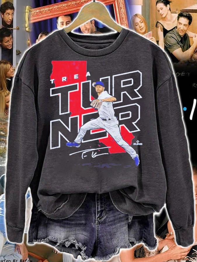 Trea Turner Los Angeles D Player Map Baseball Signature Shirt t-shirt sweatshirt