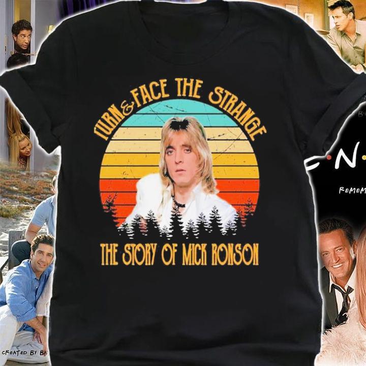 Turn And Face The Strange Story Of Mick Ronson Vintage Shirt t-shirt