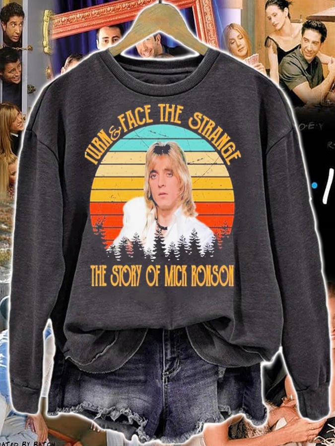 Turn And Face The Strange Story Of Mick Ronson Vintage Shirt t-shirt