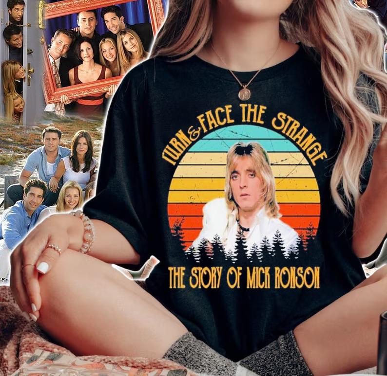 Turn And Face The Strange Story Of Mick Ronson Vintage Shirt t-shirt
