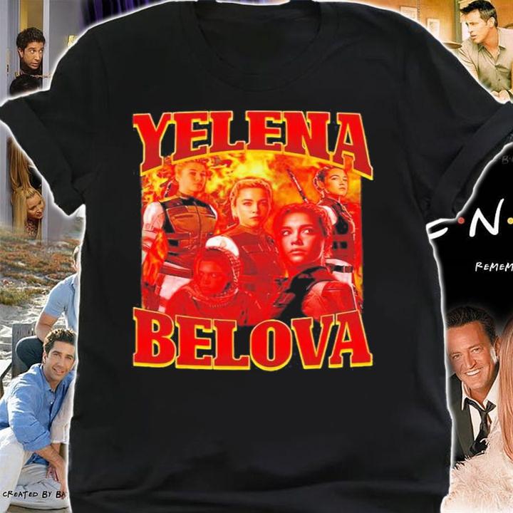 Yelena Belova Florence Pugh Awesome For Music Fan Halloween Spooky Night Shirt t-shirt