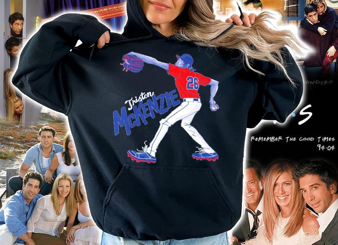 Triston Mckenzie Cartoon Pitch MLBPA T-Shirt t-shirt hoodie