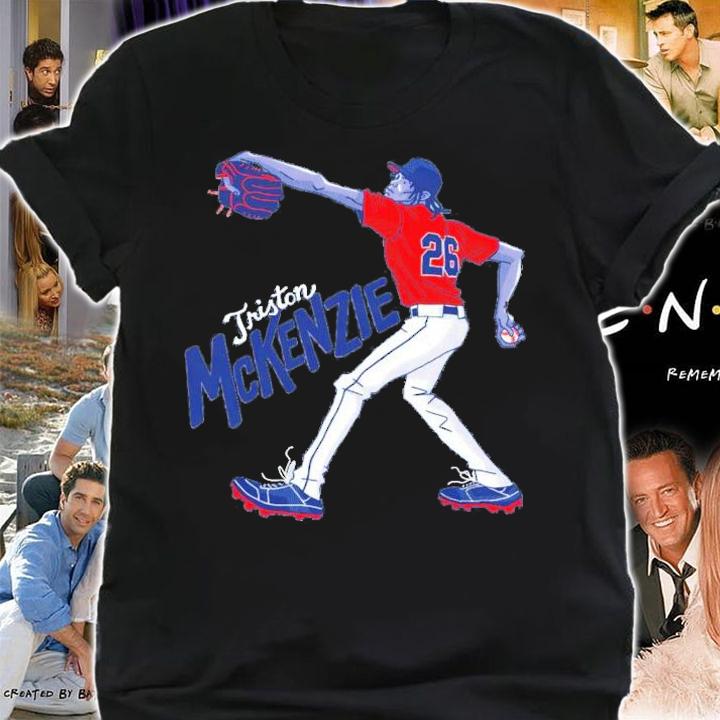 Triston Mckenzie Cartoon Pitch MLBPA T-Shirt t-shirt shirt