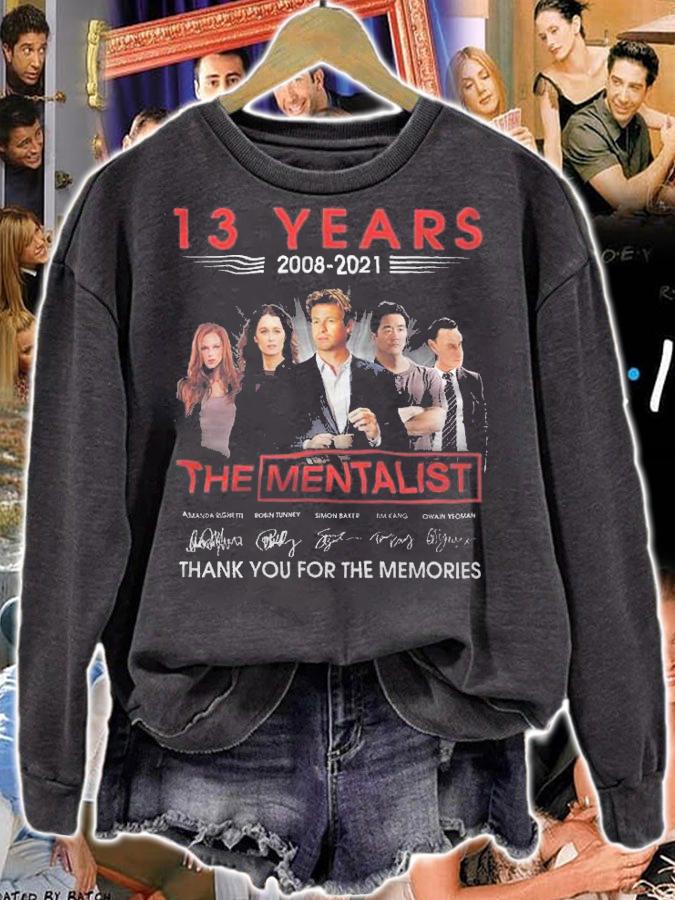13 years 2008-2021 The Mentalist signature thank you for the memories shirt t-shirt sweatshirt