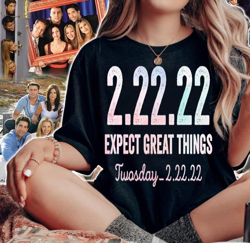 22nd February 2022 Twosday 2 22 22 T-Shirt t-shirt woman shirt