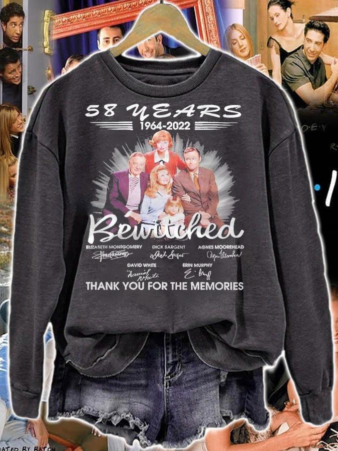 58 Years 1964-2022 Bewitched Signatures Thank You For The Memories Shirt t-shirt sweatshirt