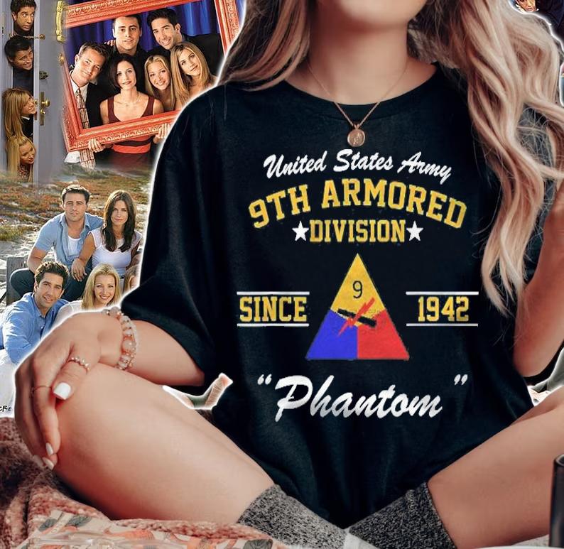 9Th Armored Division United States Army T-shirt t-shirt woman shirt