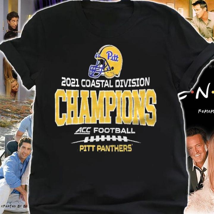2021 Coastal Division Champions Acc Football Pitt Panthers T-shirt t-shirt