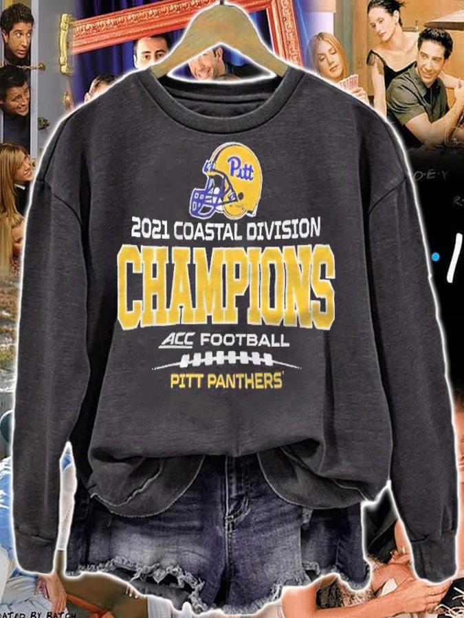 2021 Coastal Division Champions Acc Football Pitt Panthers T-shirt t-shirt