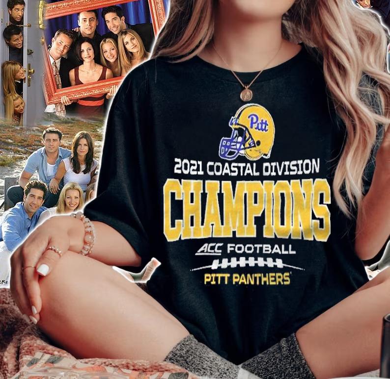 2021 Coastal Division Champions Acc Football Pitt Panthers T-shirt t-shirt