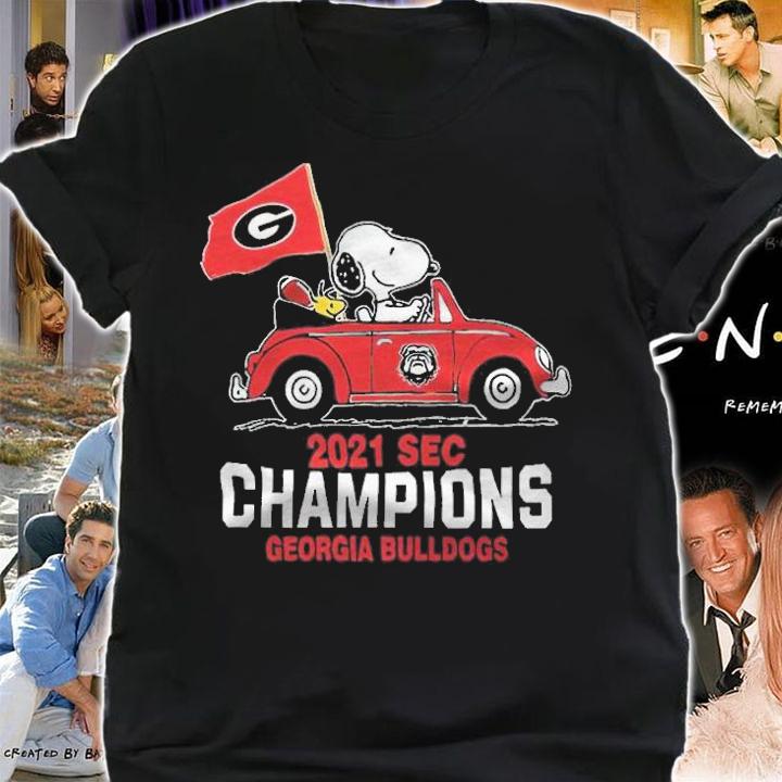 2021 Sec Champions Georgia Bulldogs Snoopy and Woodstock T-shirt t-shirt shirt