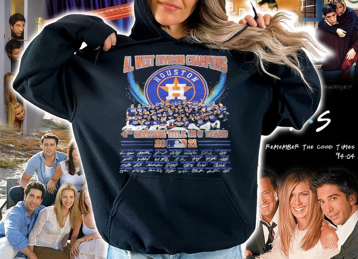 AL West Division Champions Houston Astros 4th division title in 5 years 2021 signatures shirt t-shirt