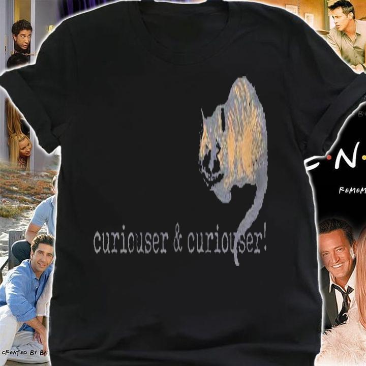 Alice In Wonderland Quote Curiouser Lewis Carroll Book 4 Pullover T-shirt t-shirt shirt
