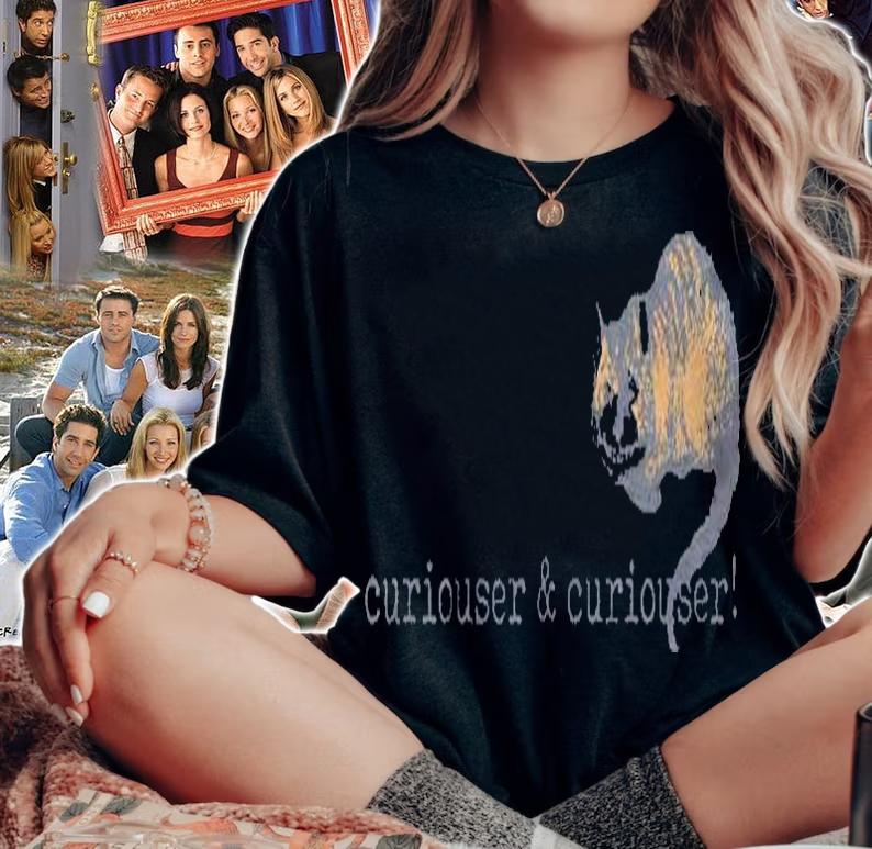 Alice In Wonderland Quote Curiouser Lewis Carroll Book 4 Pullover T-shirt t-shirt woman shirt