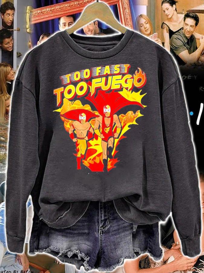 All Elite Wrestling Fuego Del Sol Too Fast Too Fuego Shirt t-shirt