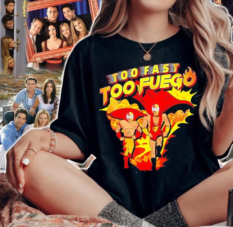 All Elite Wrestling Fuego Del Sol Too Fast Too Fuego Shirt t-shirt