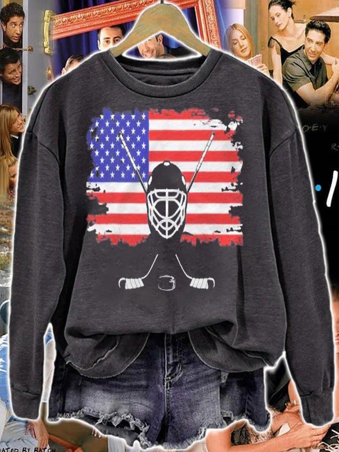 American Flag Hockey Apparel  Hockey Shirt t-shirt sweatshirt