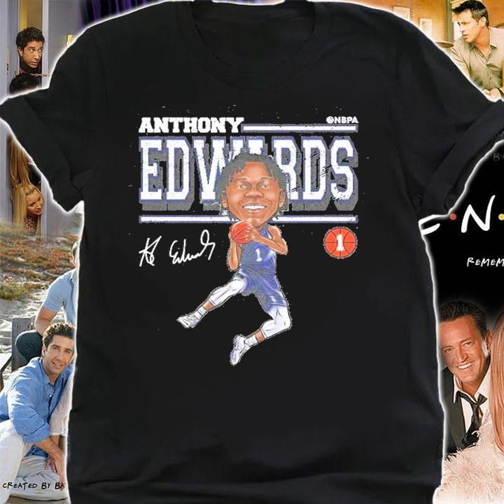 Anthony Edwards Minnesota Cartoon Minnesota Basketball Shirt t-shirt
