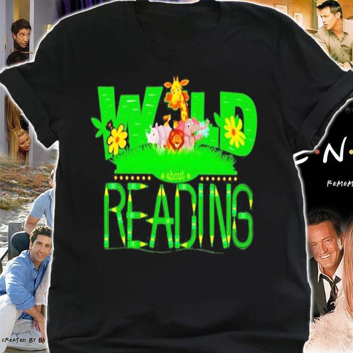 Back To School Teacher Wild About Reading Shirt t-shirt shirt
