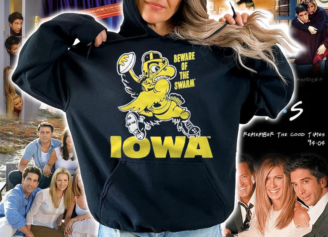 Beware of the swarm Iowa football T-shirt t-shirt hoodie