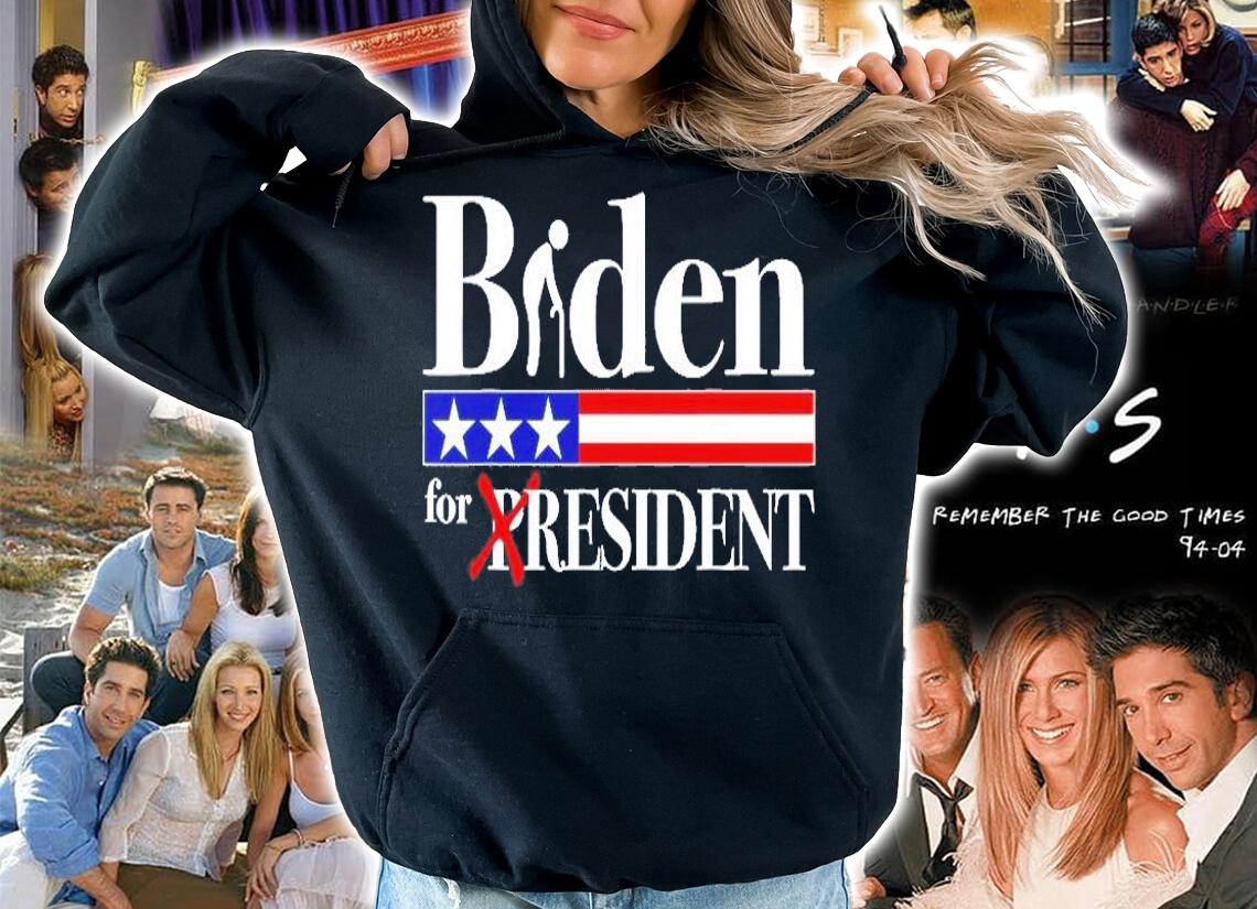 Biden For Resident White Logo Funny Political T-Shirt t-shirt hoodie