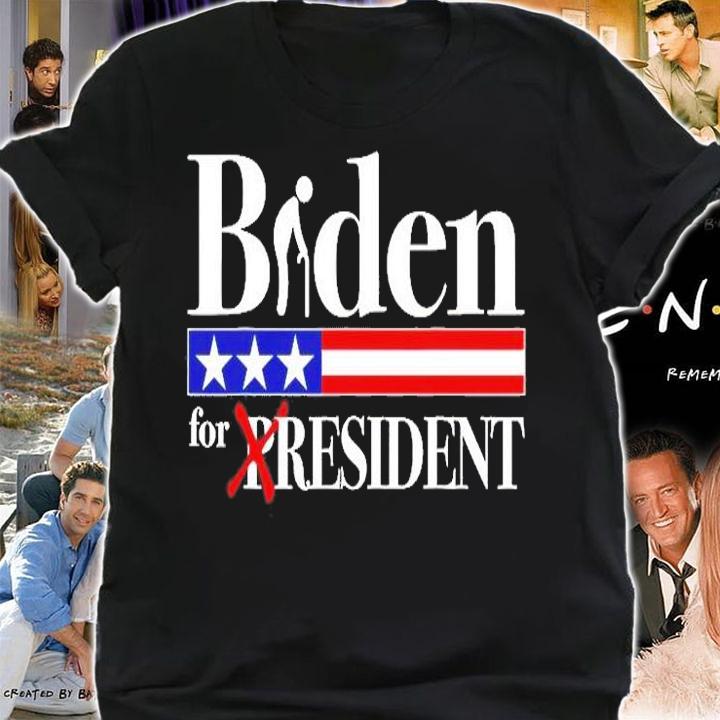 Biden For Resident White Logo Funny Political T-Shirt t-shirt shirt